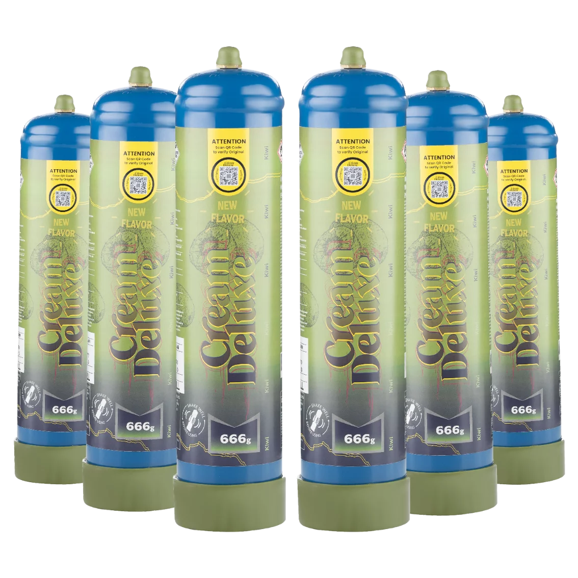 Cream Deluxe Kiwi N2O 666g